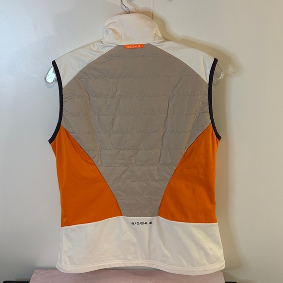 Orange and Gray Sleeveless Vest - Picture 5 of 7